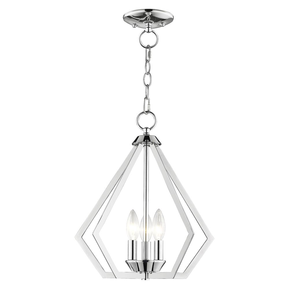 Livex Lighting 40923-05 Convertible Mini Chandelier/Ceiling Mount in Polished Chrome