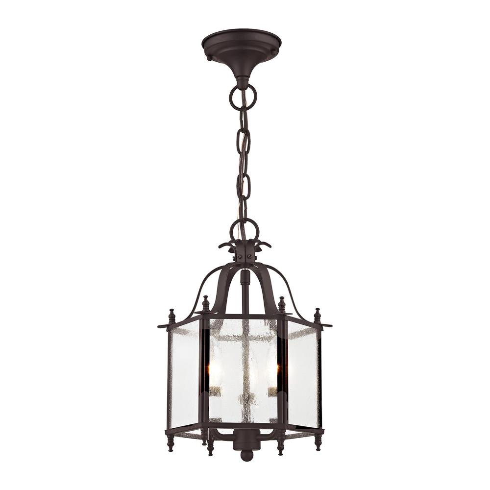 Livex Lighting 4397 Legacy Foyer Pendant with 3 Lights in Bronze