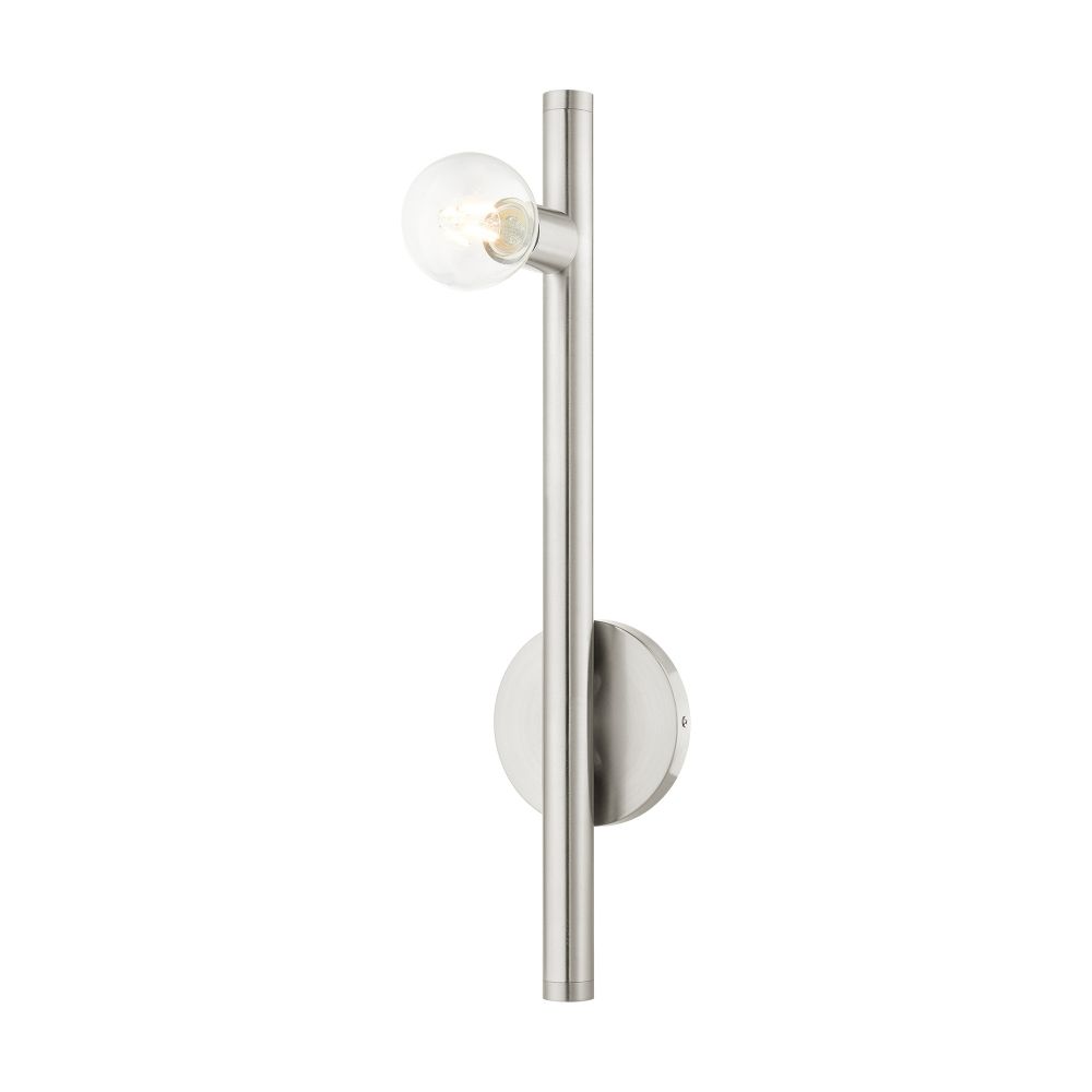 Livex Lighting 45861-91 Wall Sconce in Brushed Nickel