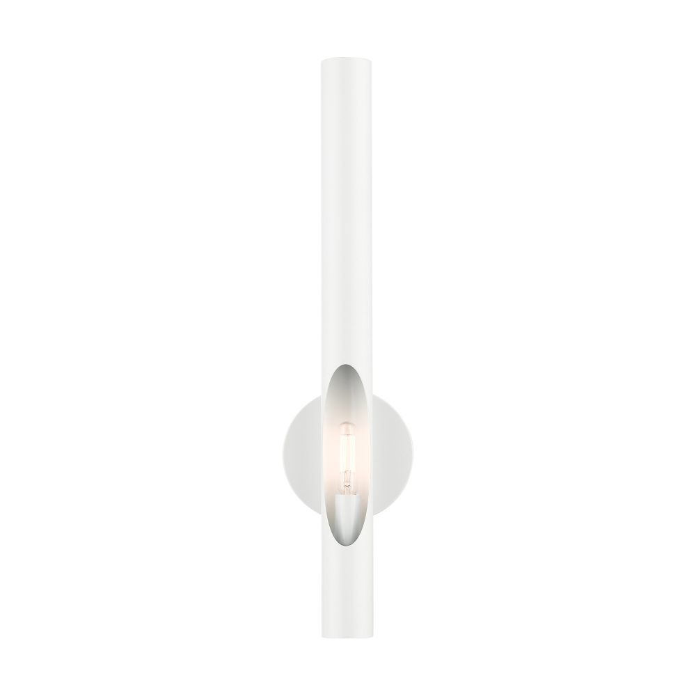 Livex Lighting 45911-69 ADA Single Sconce in Shiny White