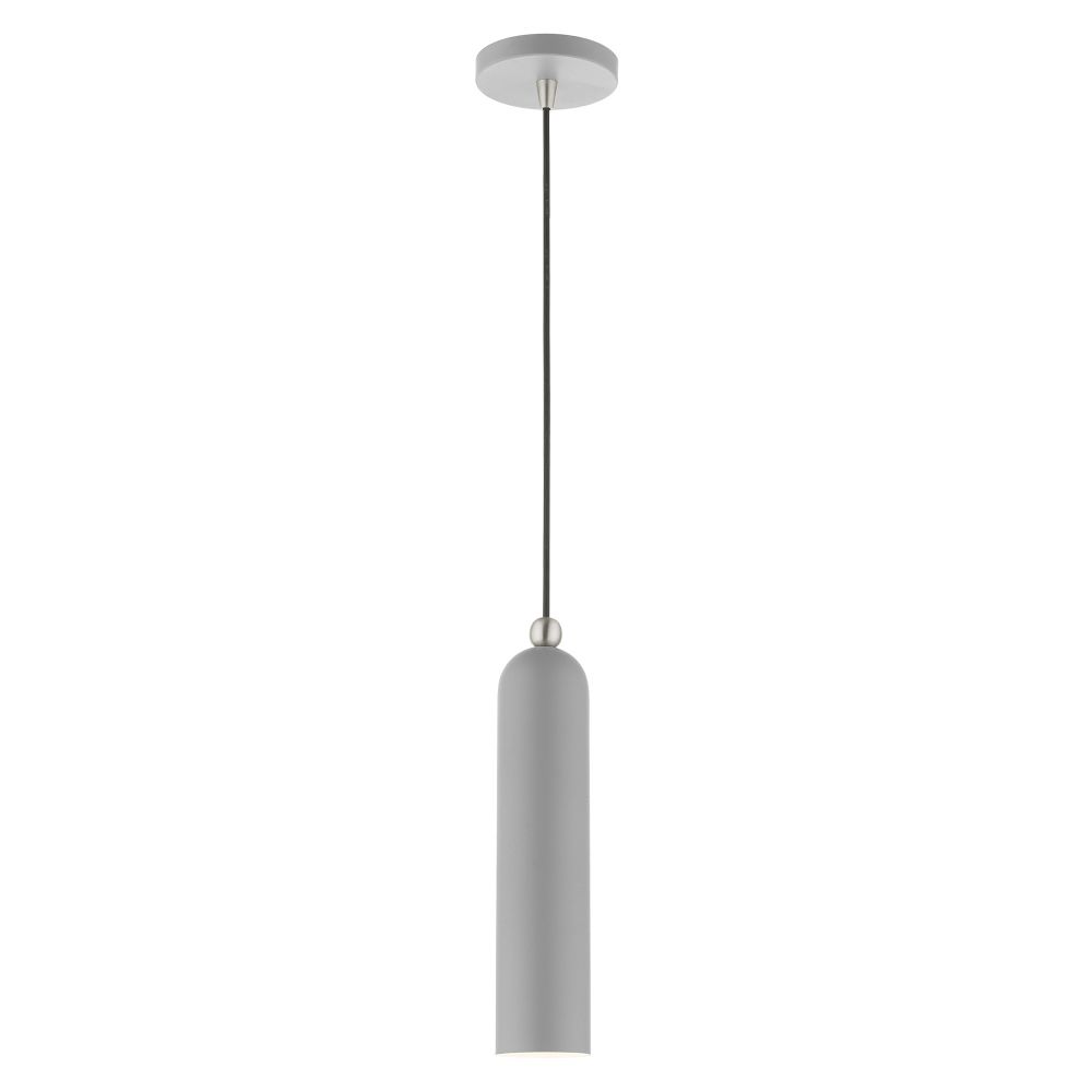 Livex Lighting 46751-80 Pendant in  Nordic Gray