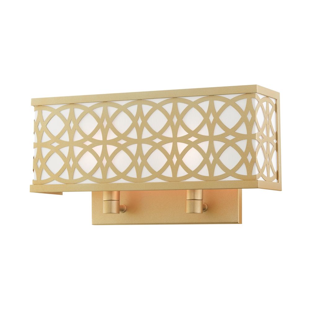 Livex Lighting 49877-33 ADA Double Sconce in Soft Gold