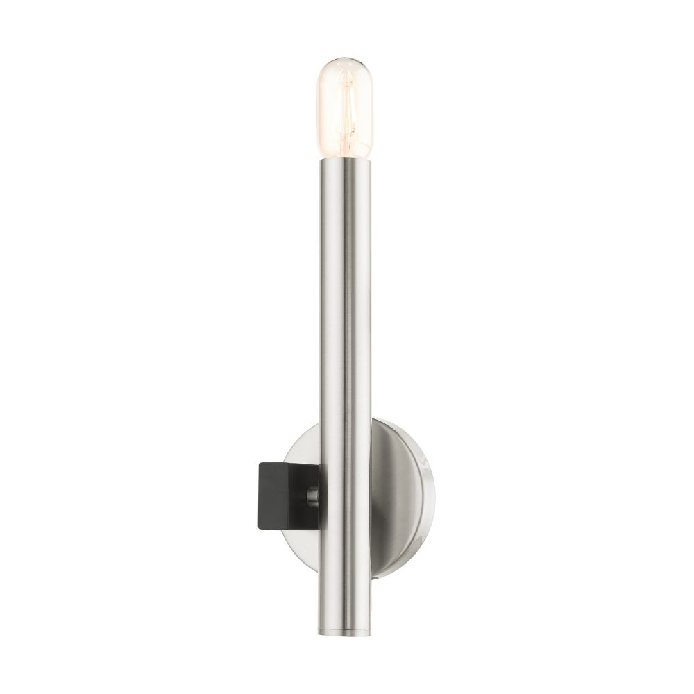 Livex Lighting 49991-91 ADA Single Sconce in Brushed Nickel