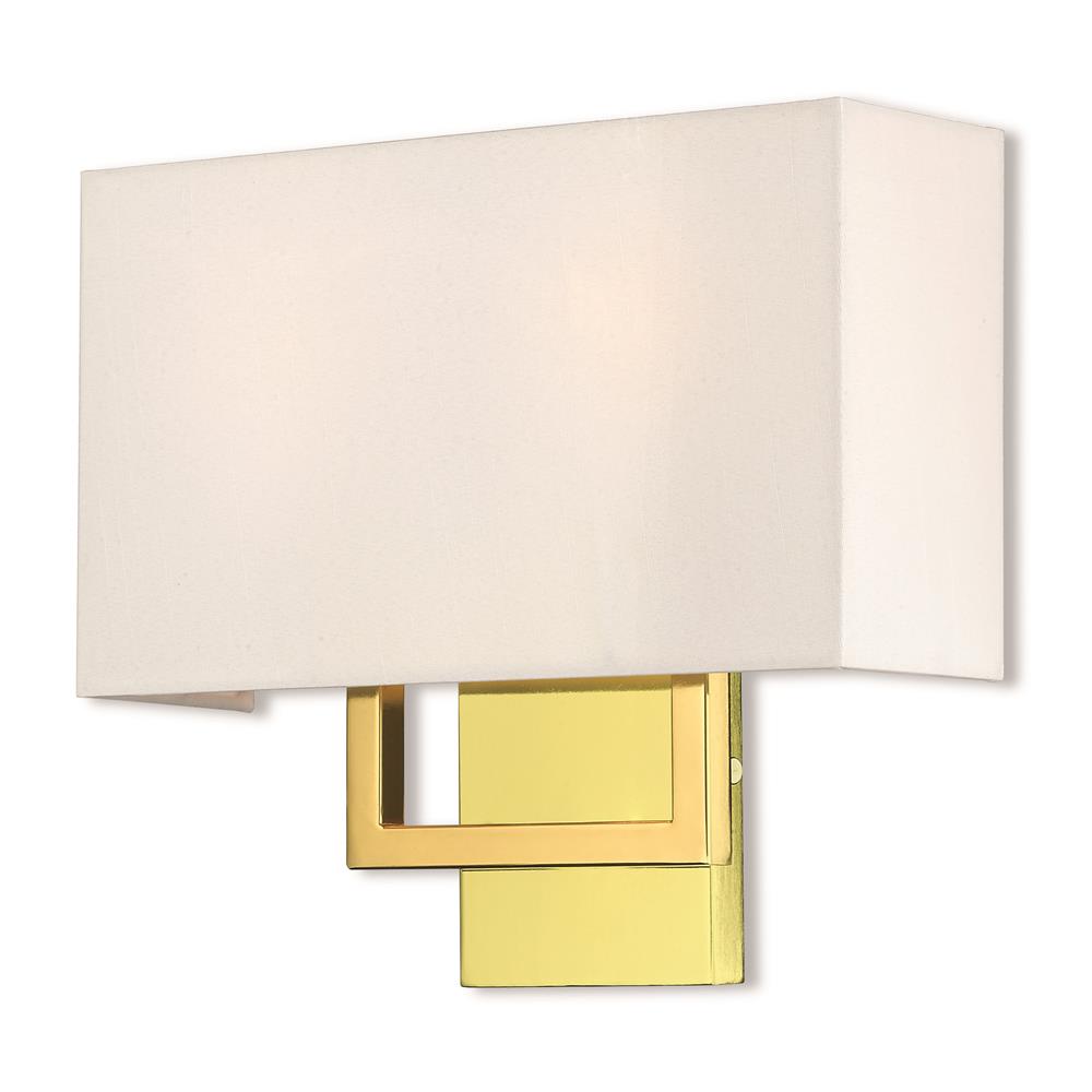 Livex Lighting 50990-02 Pierson 2 Lt ADA Wall Sconce in Polished Brass