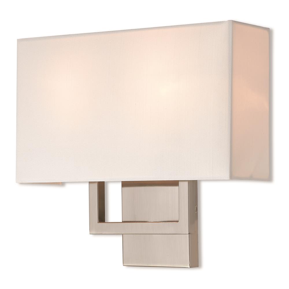 Livex Lighting 50990-91 Pierson 2 Lt ADA Wall Sconce in Brushed Nickel