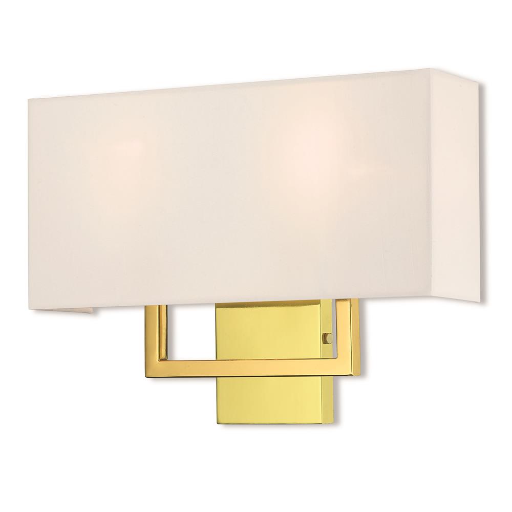 Livex Lighting 50991-02 Pierson 2 Lt ADA Wall Sconce in Polished Brass