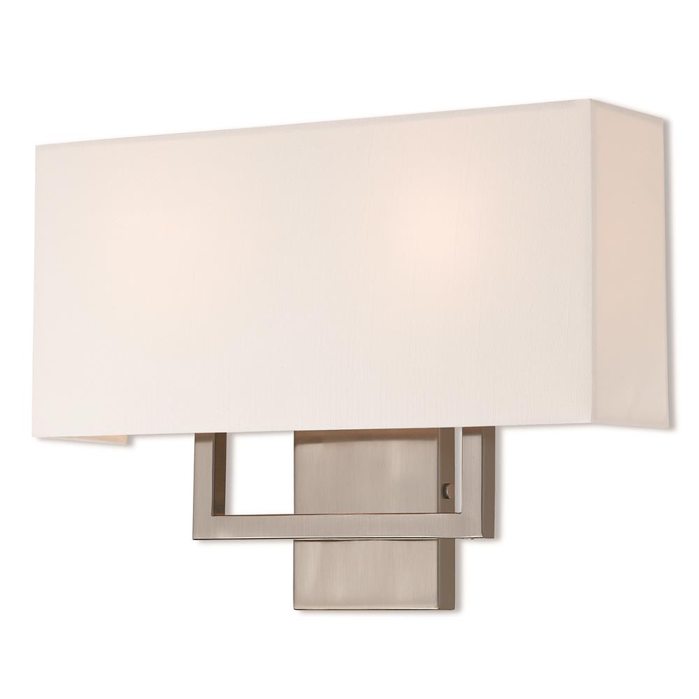 Livex Lighting 50991-91 Pierson 2 Lt ADA Wall Sconce in Brushed Nickel