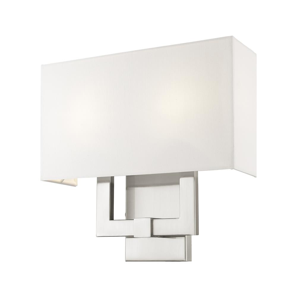 Livex Lighting 51103-91 Hollborn Wall Sconce in Brushed Nickel