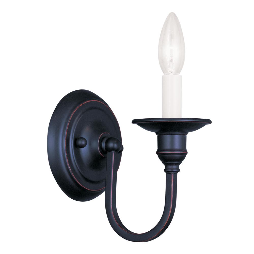 Livex Lighting 5141 Cranford Wall Washer with 1 Light in Olde Bronze