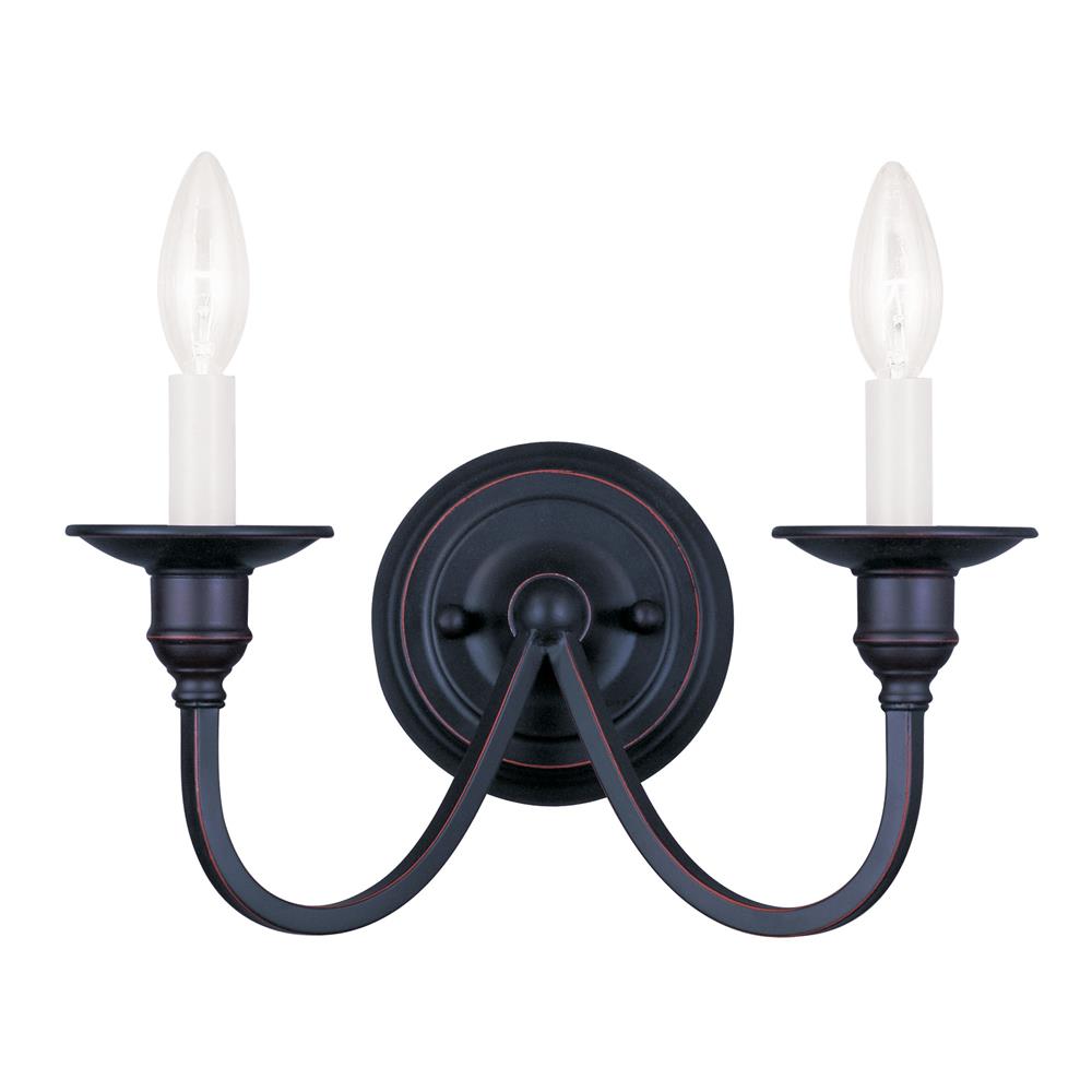 Livex Lighting 5142 Cranford Wall Washer with 2 Lights in Olde Bronze