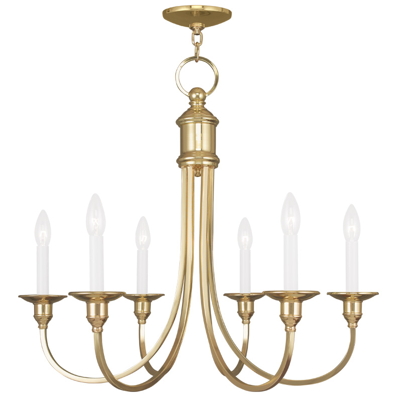 Livex Lighting 5146-02 Cranford Chandelier in Polished Brass
