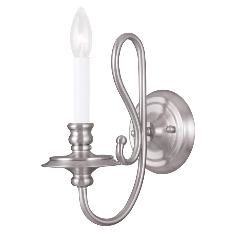 Livex Lighting 5161-91 Caldwell Wall Sconce in Brushed Nickel