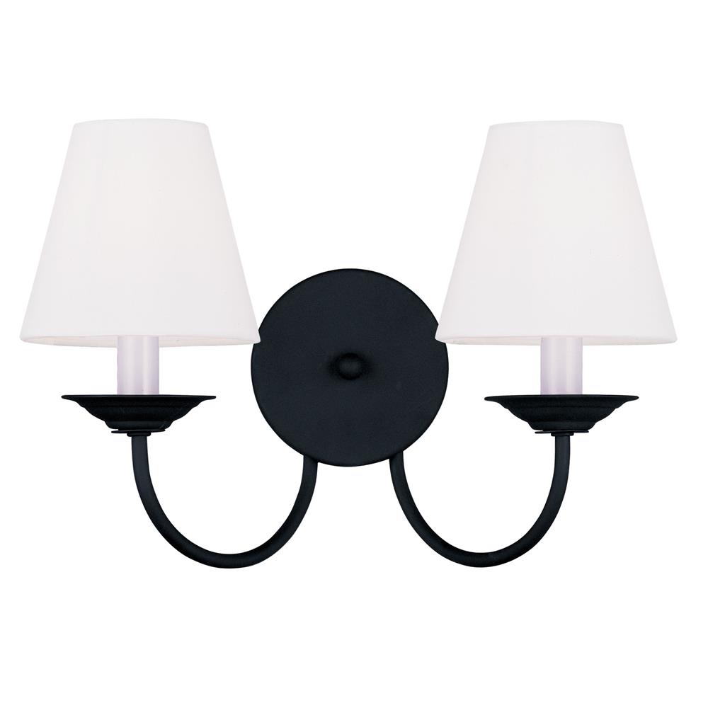 Livex Lighting 5272 Mendham Wall Sconce with 2 Lights in Black