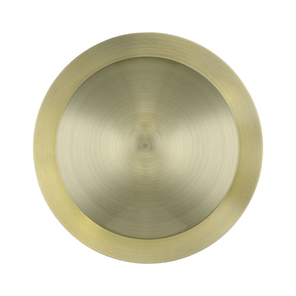 Livex Lighting 56571-01 2 Light Antique Brass Medium Semi-Flush/ Wall Sconce