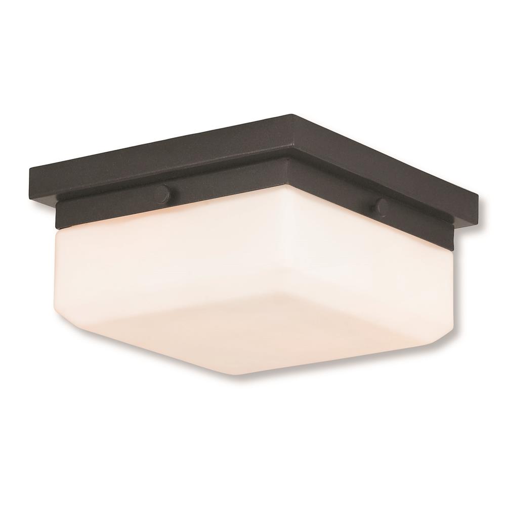Livex Lighting 65536-92 ADA Wall Sconce/Ceiling Mount in English Bronze