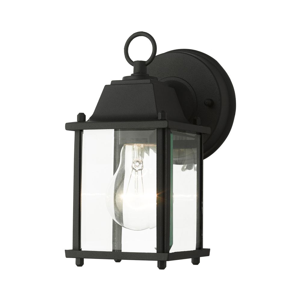 Livex Lighting 7506-14  Outdoor Wall Lantern in Textured Black