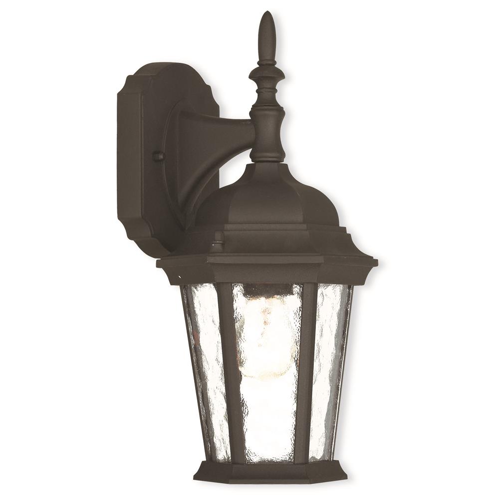 Livex Lighting 75460-14 Hamilton Outdoor Wall Lantern in Textured Black 