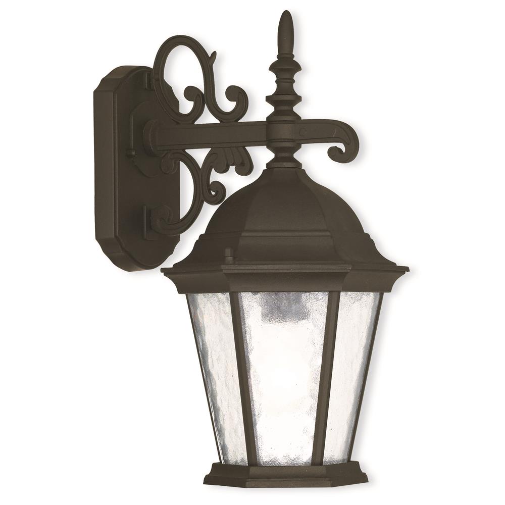 Livex Lighting 75462-14 Hamilton Outdoor Wall Lantern in Textured Black 