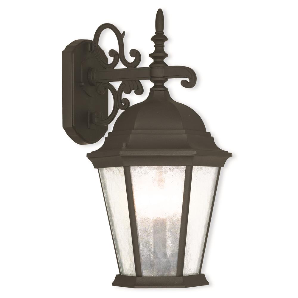 Livex Lighting 75466-14 Hamilton Outdoor Wall Lantern in Textured Black 
