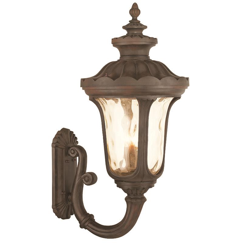 Livex Lighting 76701-58 Oxford 4 Light Outdoor Wall Lantern in Imperial Bronze