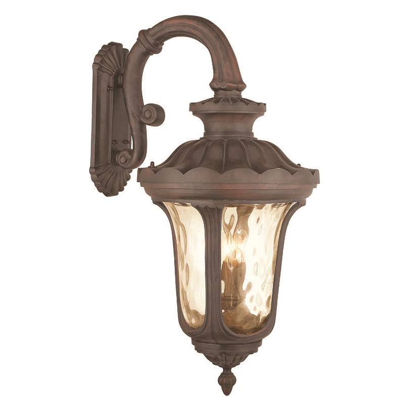 Livex Lighting 76702-58 Oxford 4 Light Outdoor Wall Lantern in Imperial Bronze