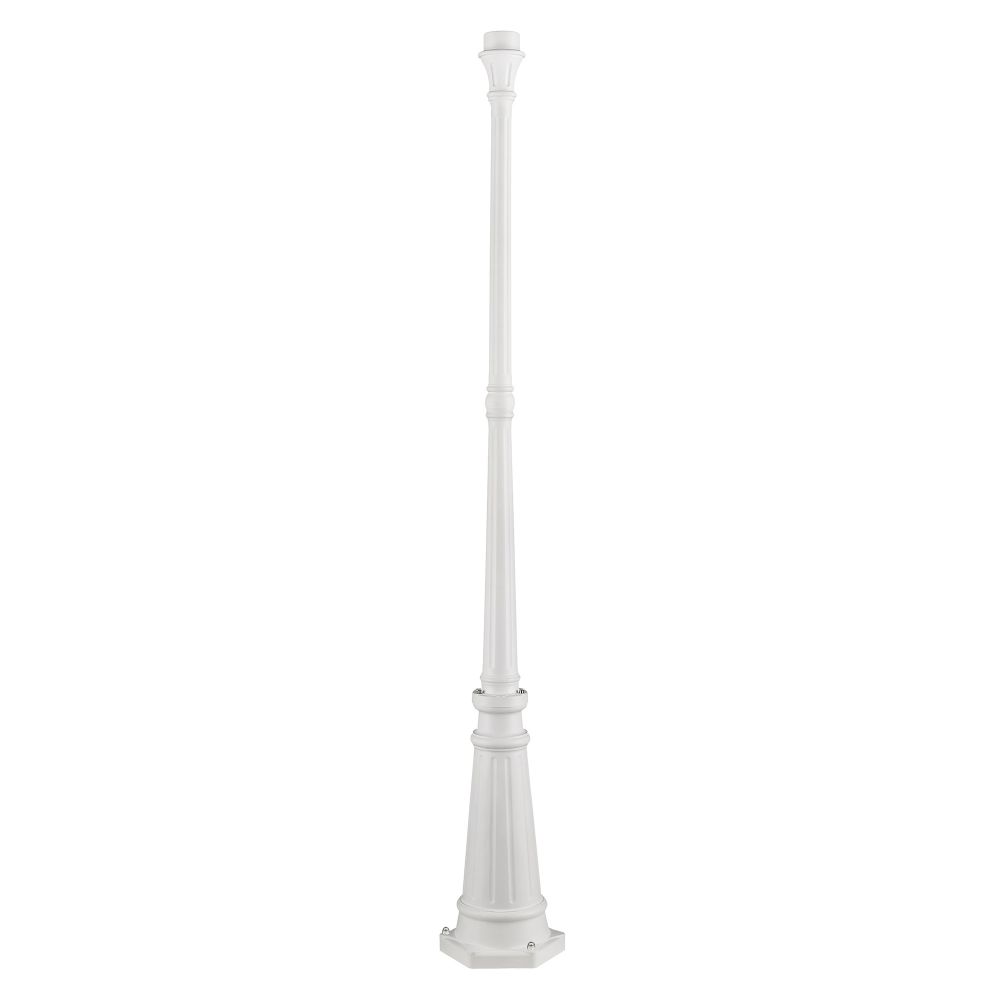 Livex Lighting 7709-13 Outdoor Lamp Post in Textured White