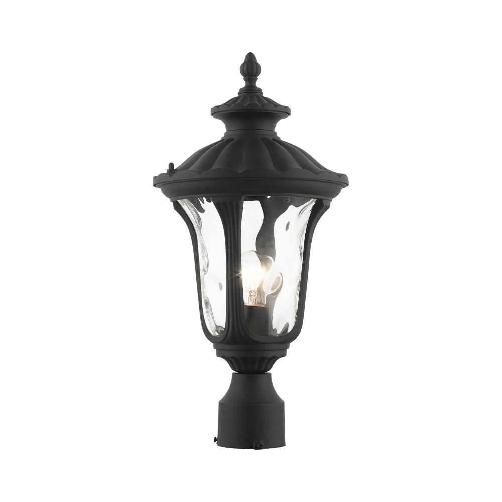Livex Lighting 7848-14 Outdoor Post Top Lantern in Textured Black