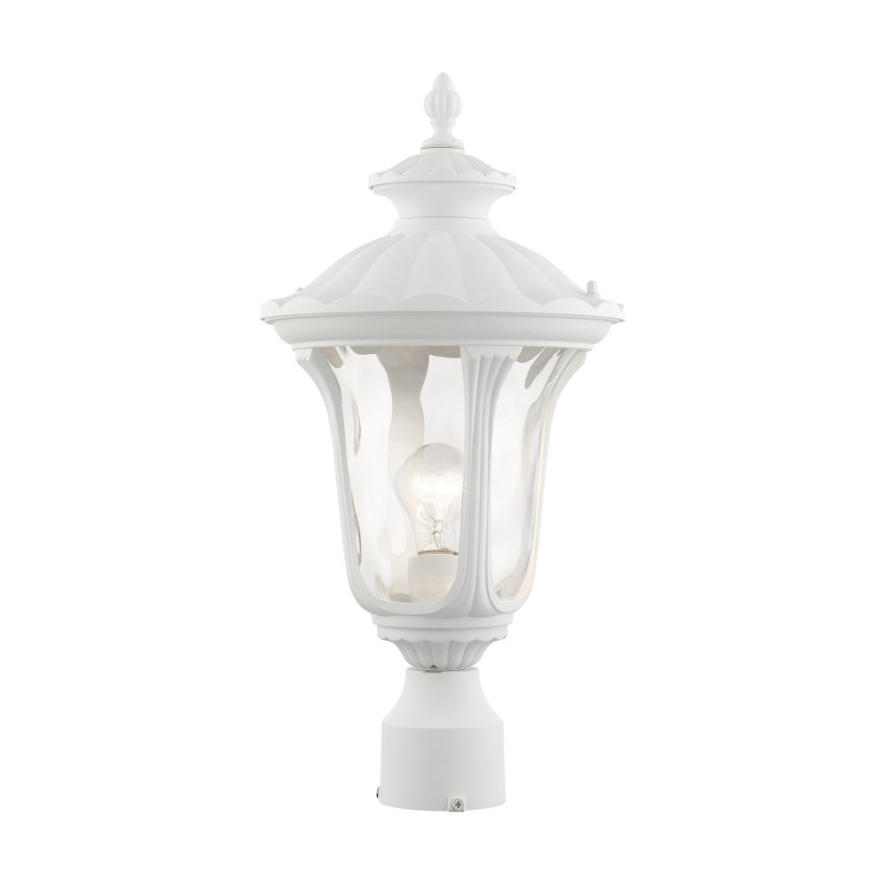 Livex Lighting 7855-13 Outdoor Post Top Lantern in Textured White