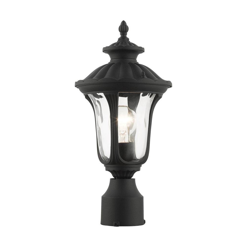 Livex Lighting 7855-14 Outdoor Post Top Lantern in Textured Black