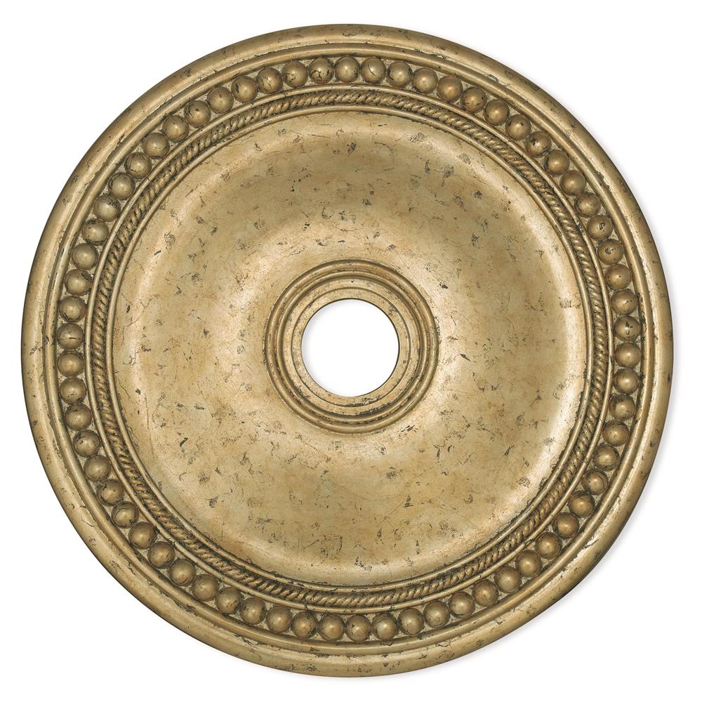 Livex Lighting 82076-28 Wingate Ceiling Medallion in Hand Applied Winter Gold