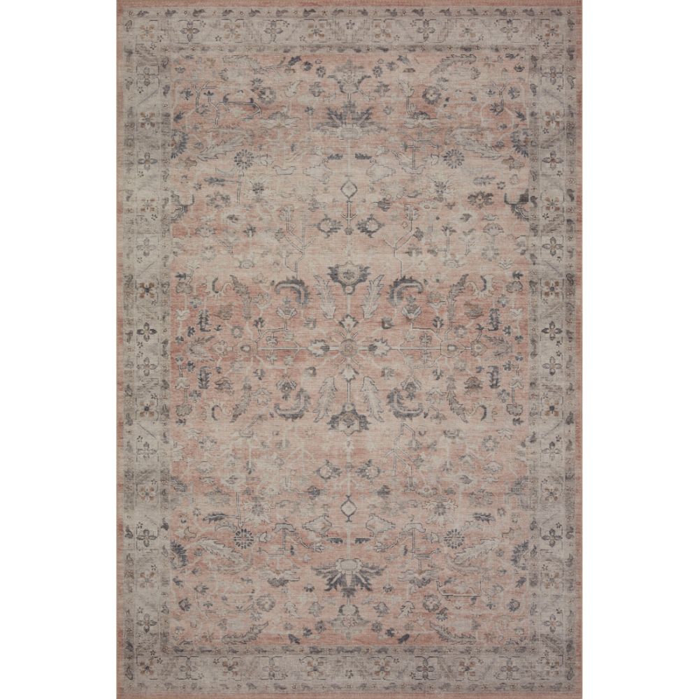 Loloi II HTH-06 Hathaway 1 ft. -6 in. X 1 ft. -6 in. Sample Swatch Rug in Rust / Multi