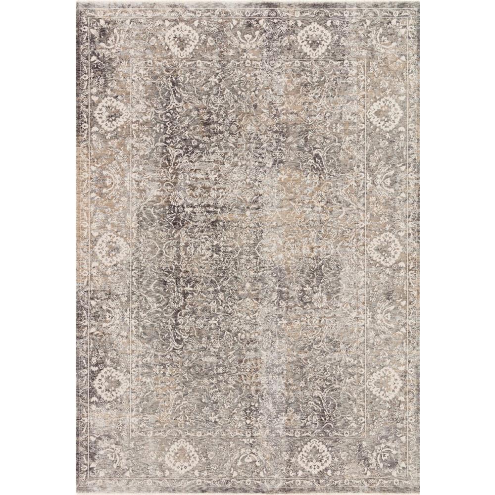 Loloi Rugs HOM-03 Homage 2 ft. -6 in. X 8 ft. -0 in. Rectangle Rug in Stone / Ivory