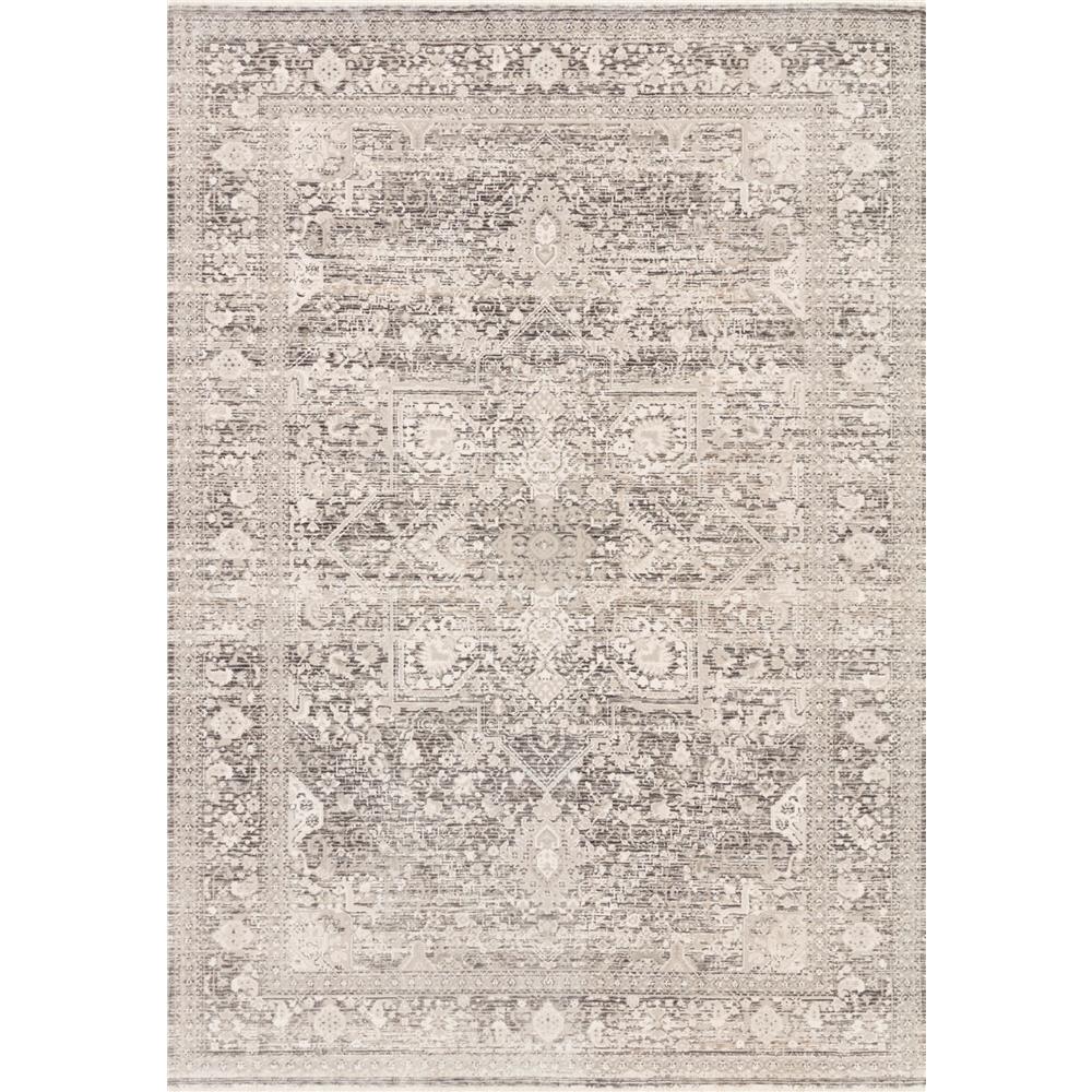 Loloi Rugs HOM-04 Homage 1 ft. -6 in. X 1 ft. -6 in. Sample Swatch Rug in Ivory / Grey