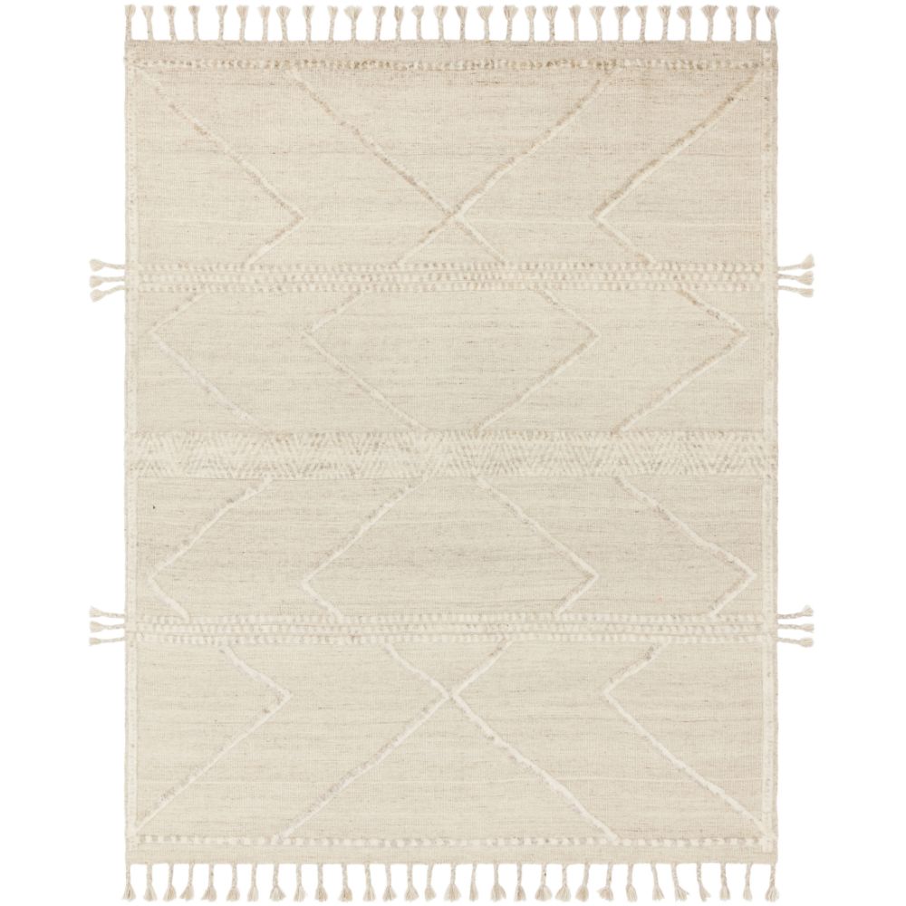 Loloi Rugs IMA-05 Iman 5 ft. -6 in. X 8 ft. -6 in. Rectangle Rug in Beige / Ivory