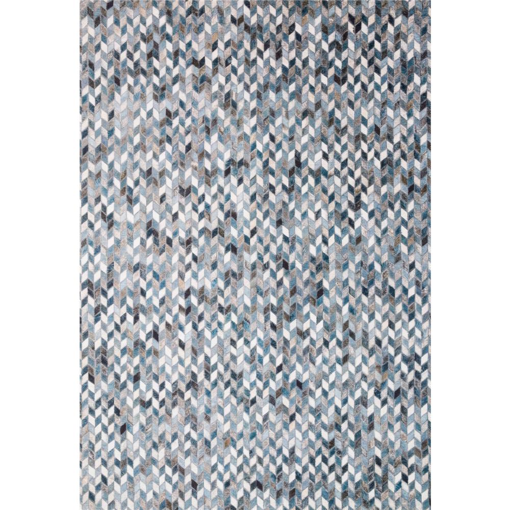 Loloi II MAD-08 Maddox 5 ft. -0 in. X 7 ft. -6 in. Rectangle Rug in Ocean / Grey