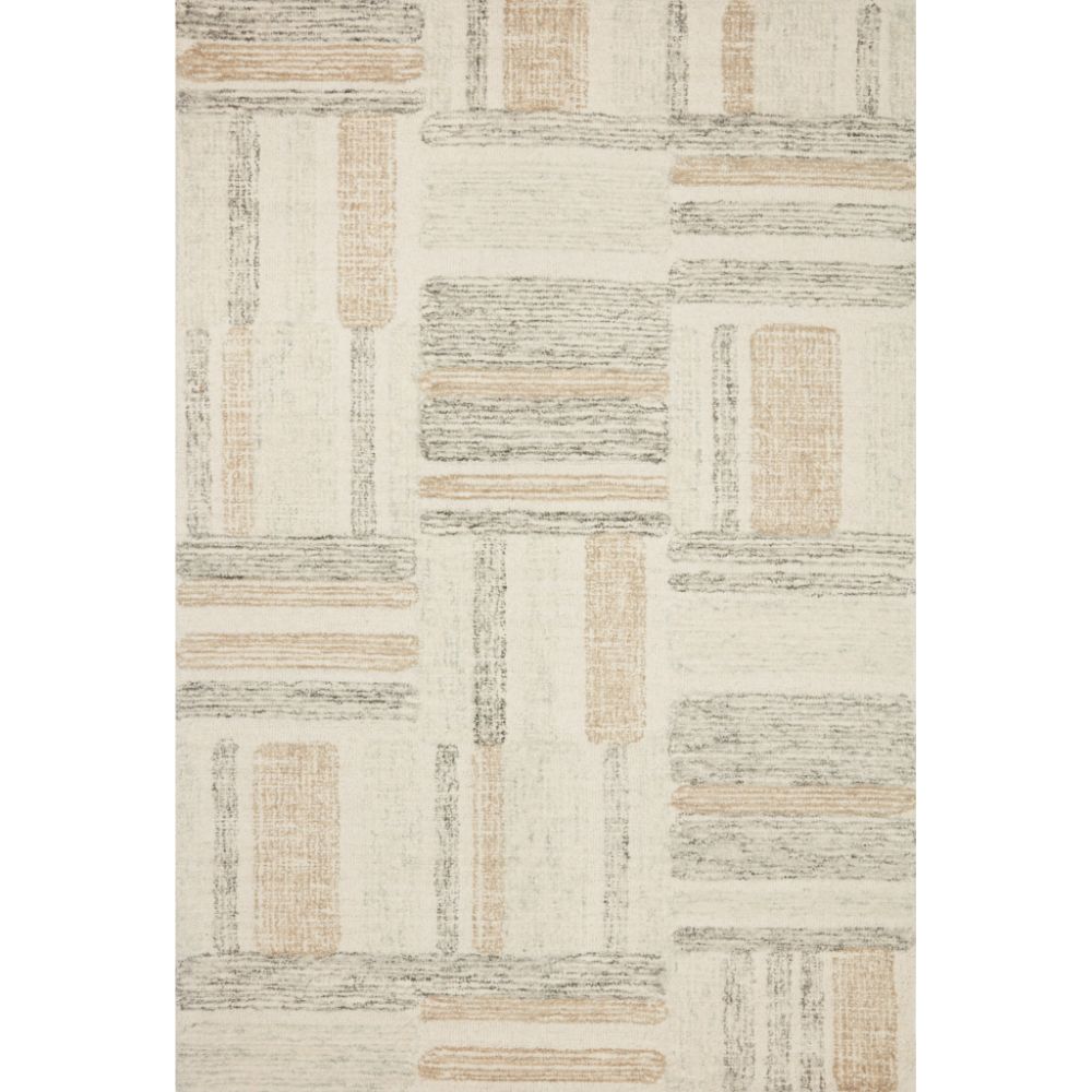 Loloi Rugs MLO-04 Milo 18" x 18" Sample Swatch in Slate / Olive
