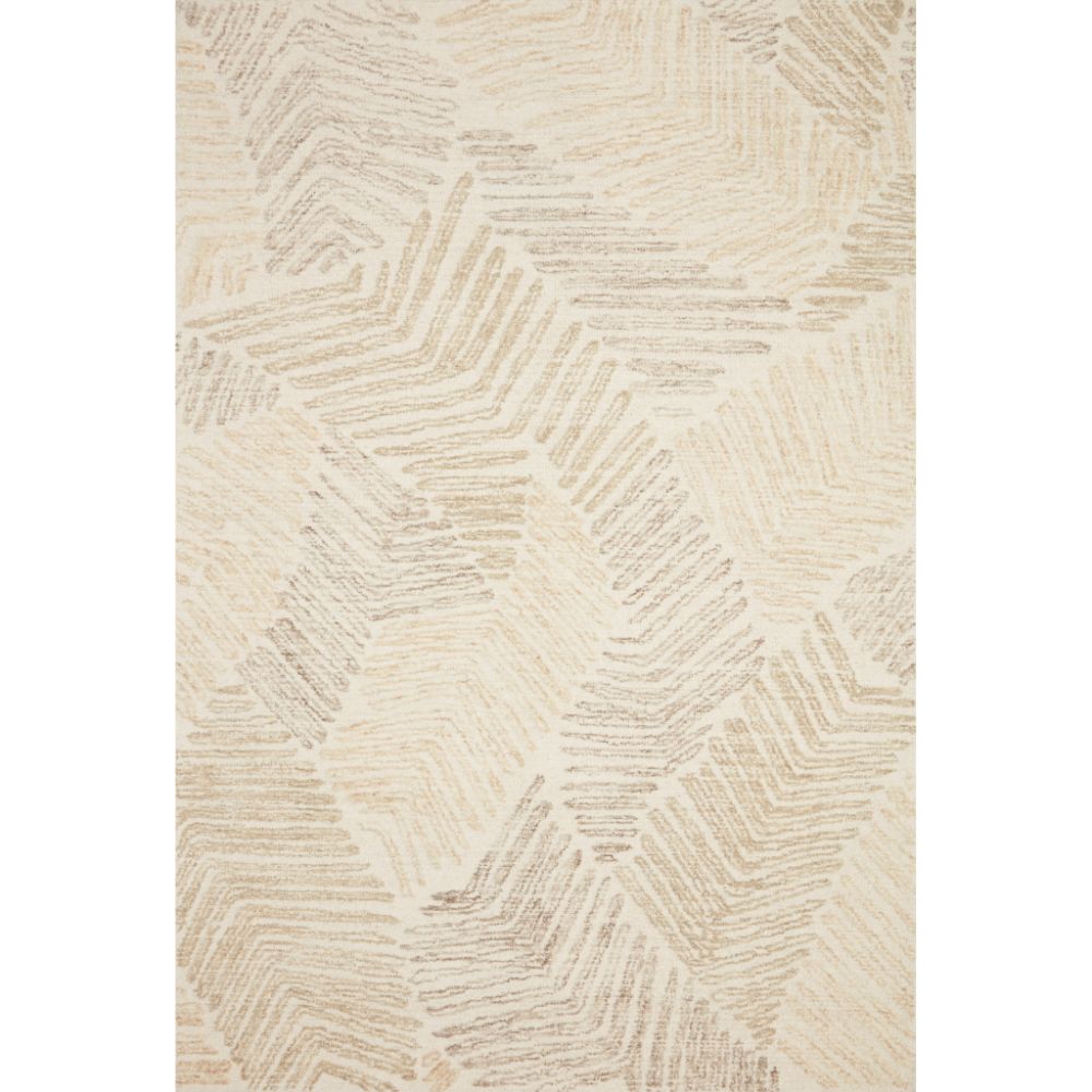 Loloi Rugs MLO-05 Milo 18" x 18" Sample Swatch in Olive / Natural