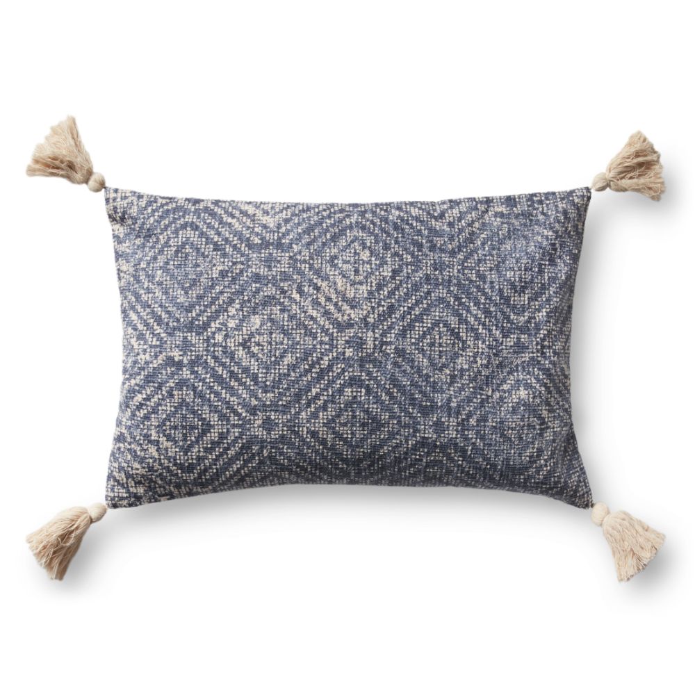 Loloi Rugs P0621 Pillow 13" x 21" in Blue