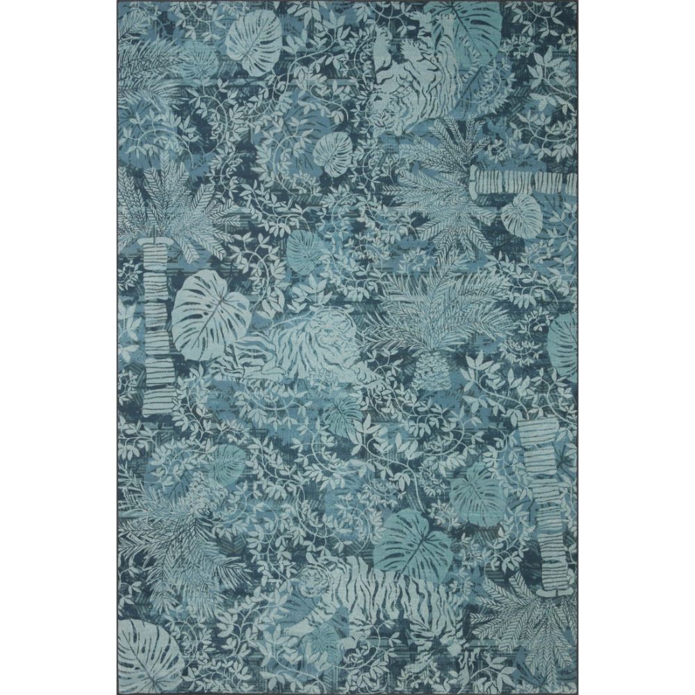 Loloi PSO-03 In/Out Pisolino Ocean / Lt. Blue 18" x 18" Sample Area Rug