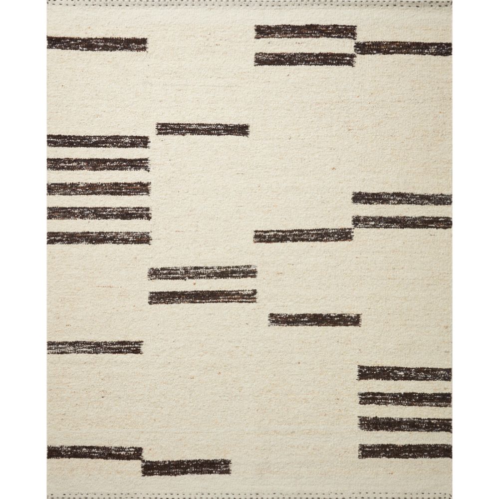 Loloi ROMAROM-01NABS Area Rug 18" x 18" in Natural / Bark