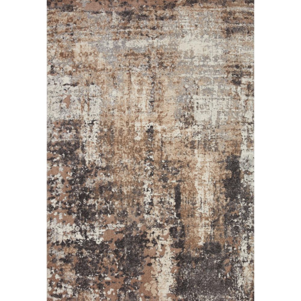 Loloi Rugs THY-04 Theory 18" x 18" Sample Swatch in Taupe / Grey