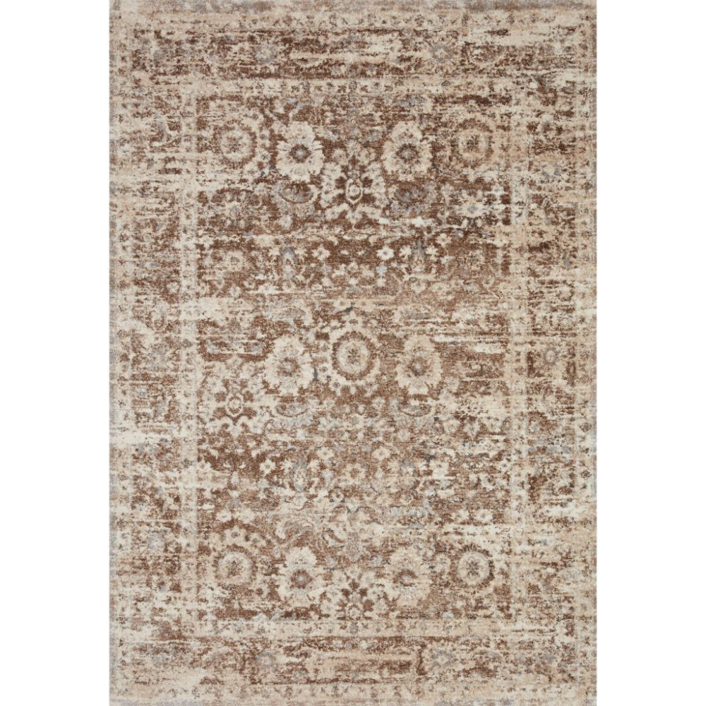 Loloi Rugs THY-06 Theory 18" x 18" Sample Swatch in Mocha / Natural