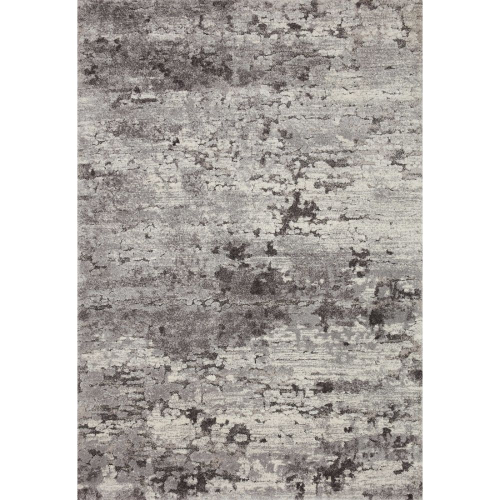Loloi Rugs THY-08 Theory 18" x 18" Sample Swatch in Charcoal / Grey