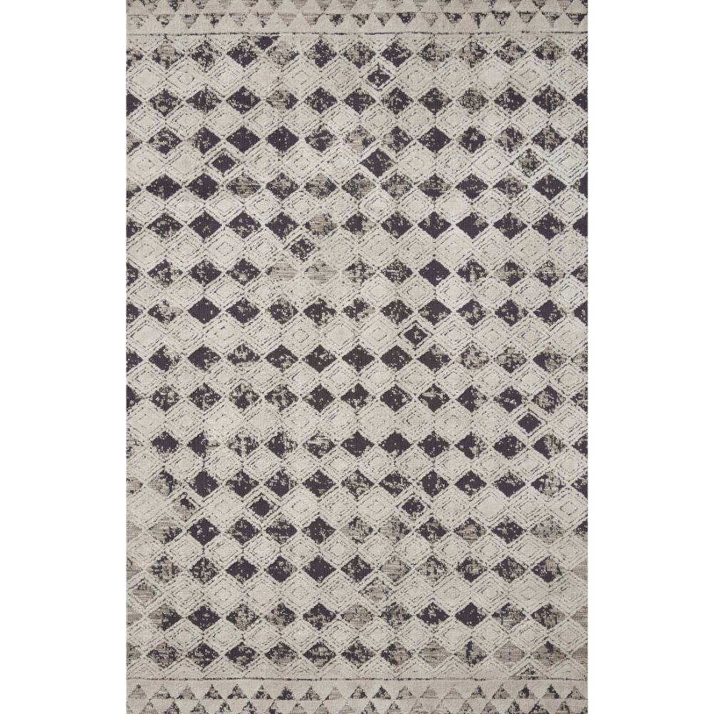 Justina Blakeney by Loloi Rugs OPT-03 Area Rug in Denim / Sunset - 18" x 18" Sample