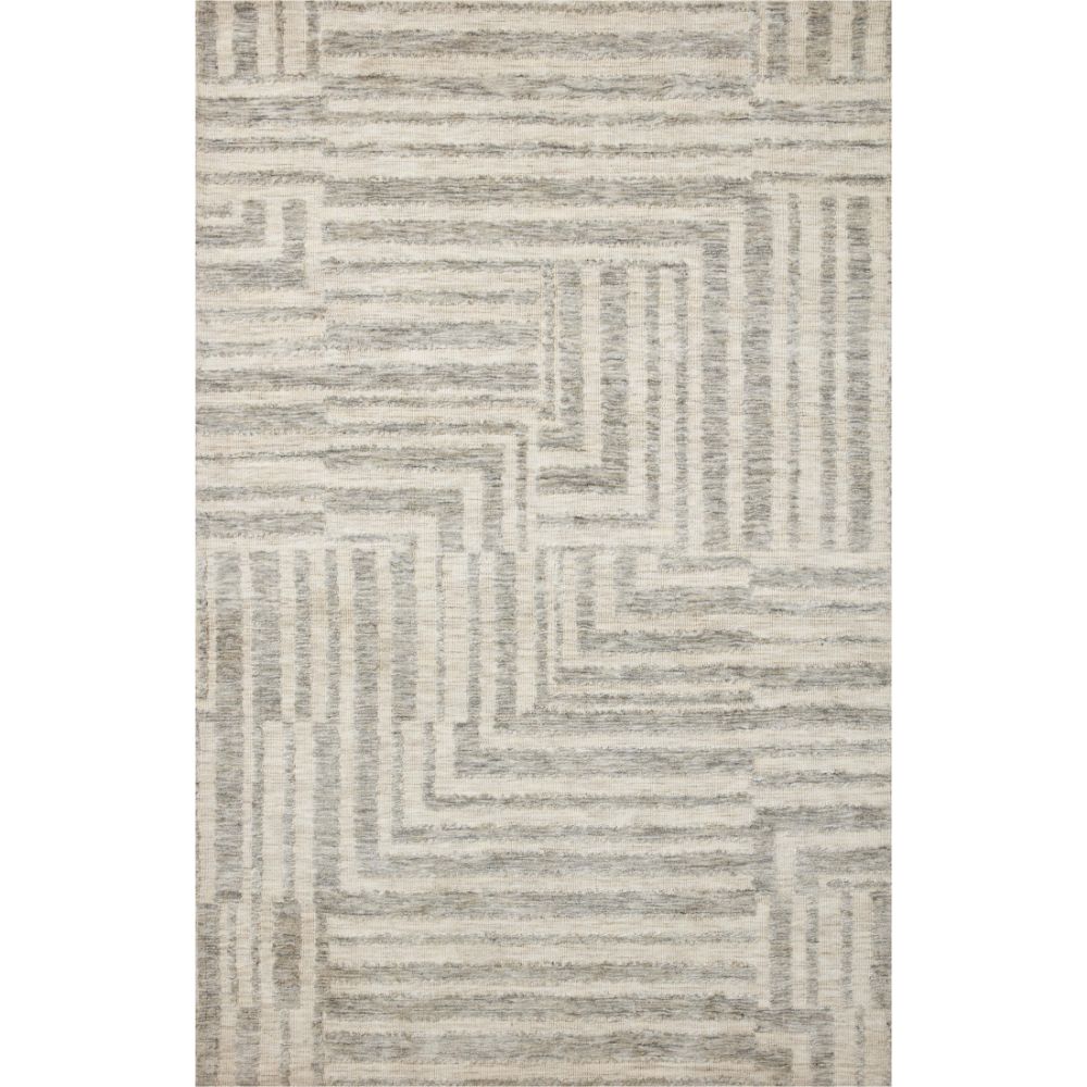 Justina Blakeney by Loloi Rugs OPT-03 Area Rug in Ivory / Multi - 18" x 18" Sample