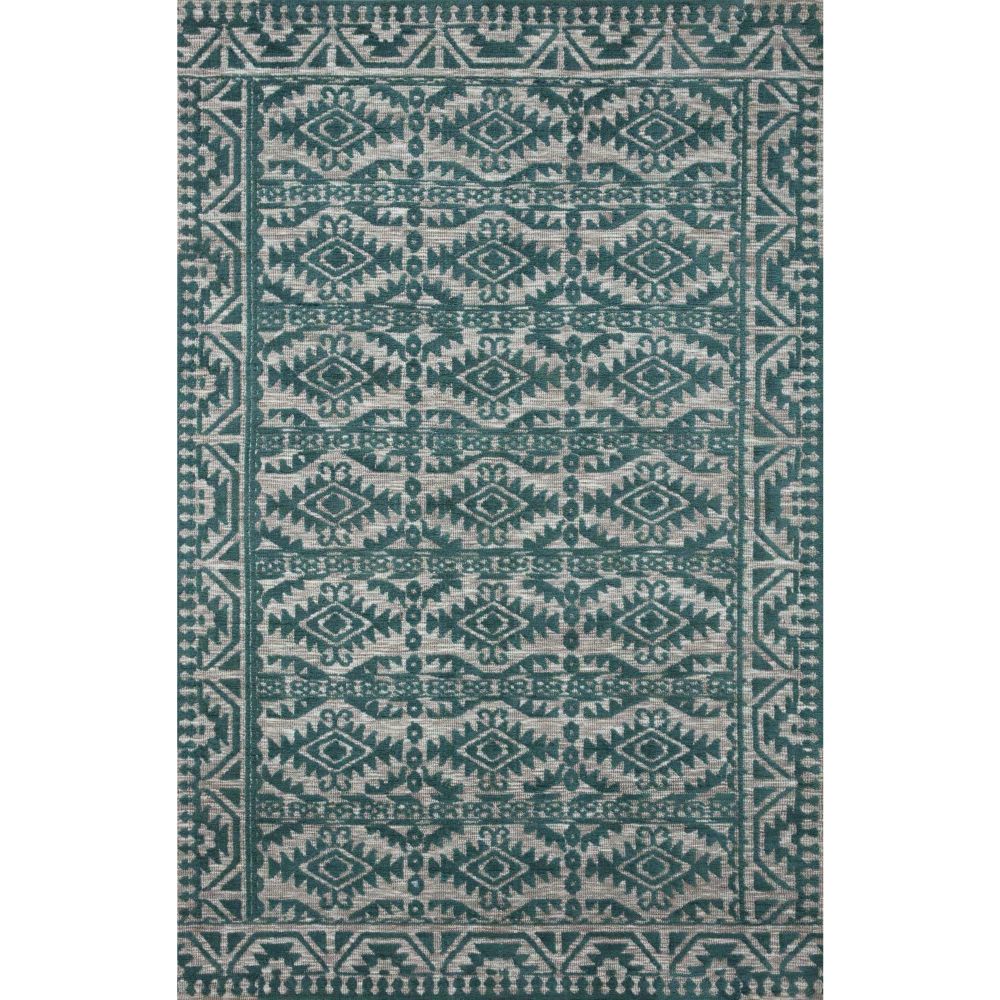 Justina Blakeney by Loloi Rugs YES-08 Area Rug in Teal / Dove - 2
