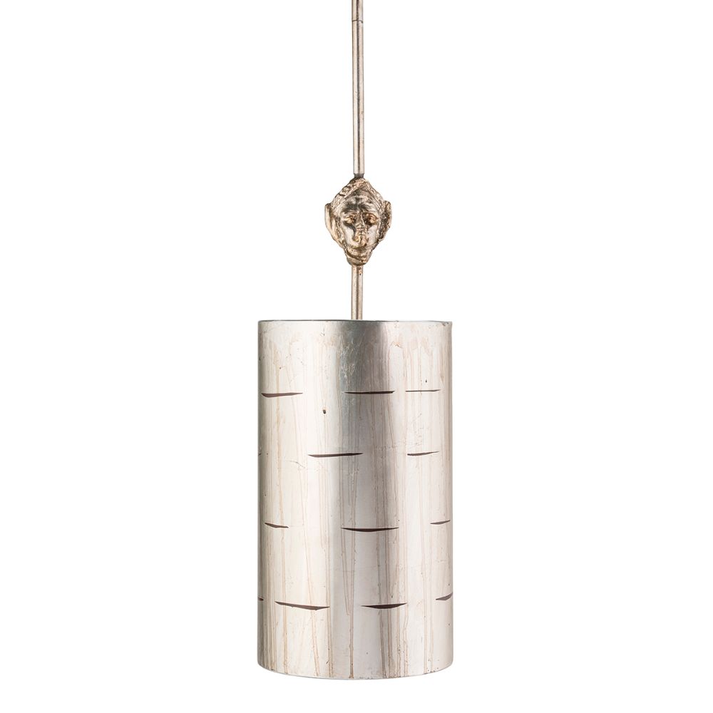 Lucas + McKearn PD1050 Fragment Small Mini Pendant Convertible to Semi Flush in Gold Leaf and Glaze