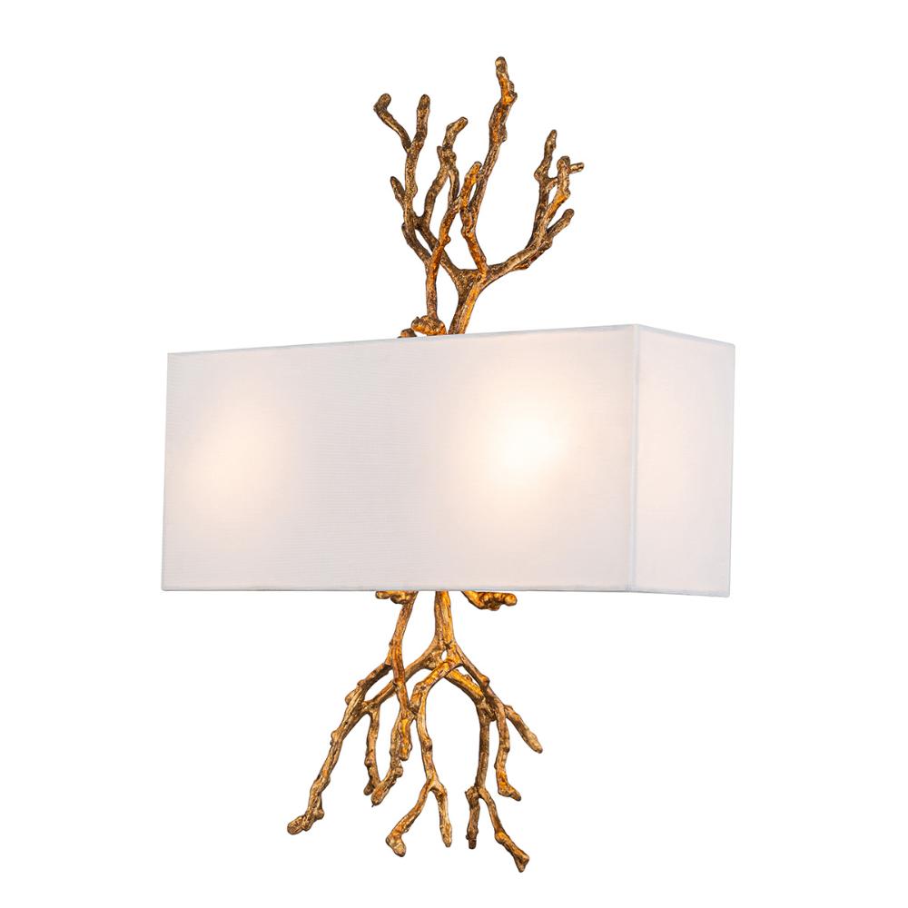 Lucas & McKearn SC7390G-2 The Coral Sconce - Gold