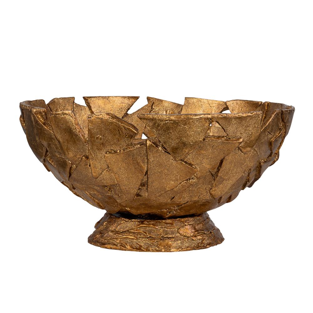 Lucas & McKearn SI7438 Mosaic Luxe Bowl Small - Gold