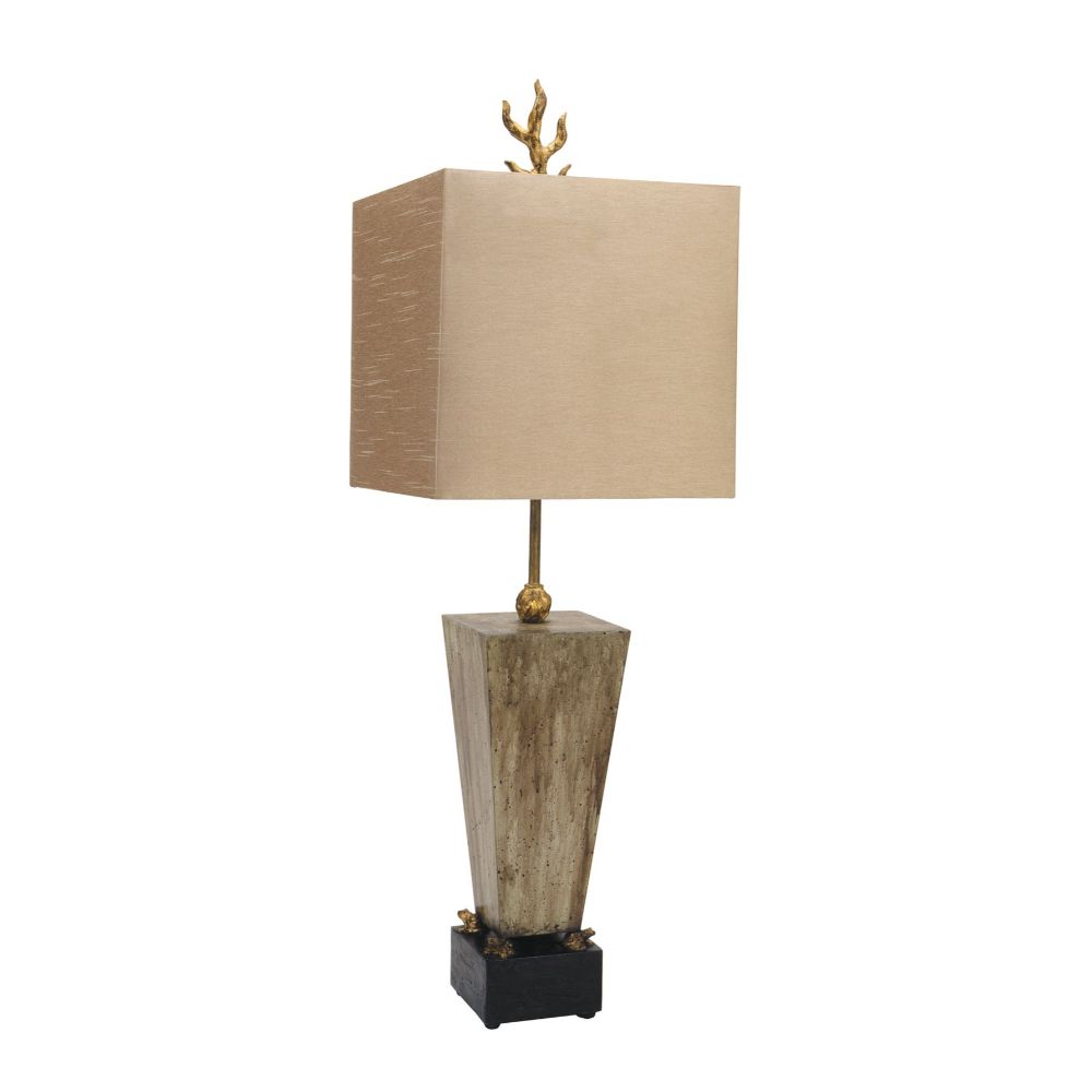 Lucas + McKearn TA1075 Grenouille Table Lamp Classically and Accent with Cast Frogs to Show Whimsy and Fun Design in Four Gilded
